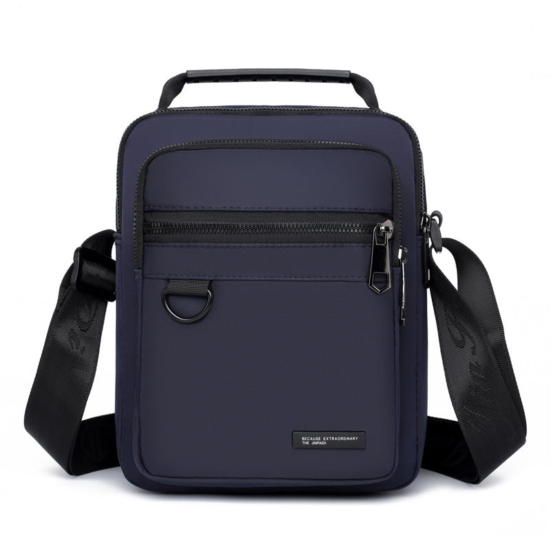 Men's Fashion Vertical Design Simple Oxford Cloth Men's Shoulder Bags