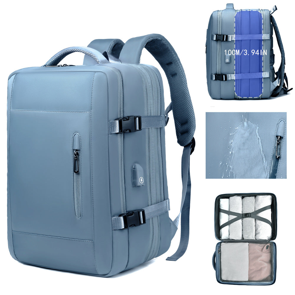 Men's Comfortable Slouchy Scalable Trip Computer Backpacks