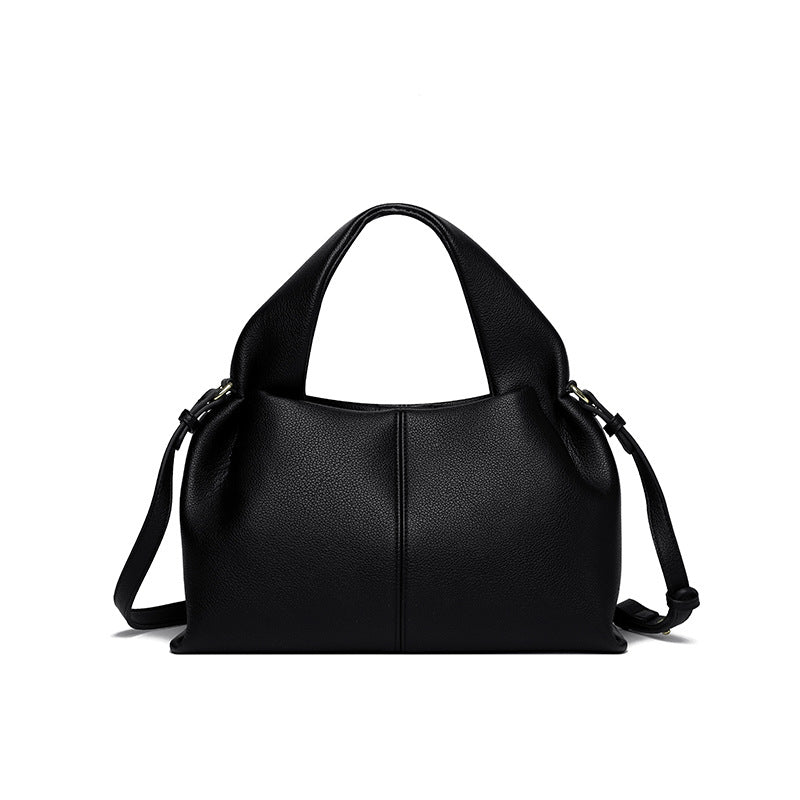 Women's French Niche Cloud Solid Color Dumpling Shoulder Bags
