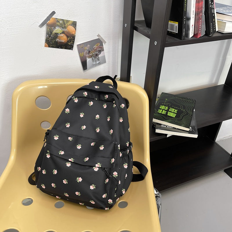 Floral Mori Style Good-looking Artistic Commuter Backpacks