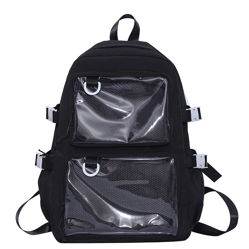 Transparent College Daily Female Campus Minimalist Backpacks