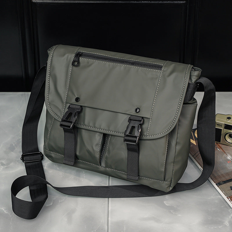 Men's Waterproof Oxford Cloth Retro Korean Fashion Men's Shoulder Bags