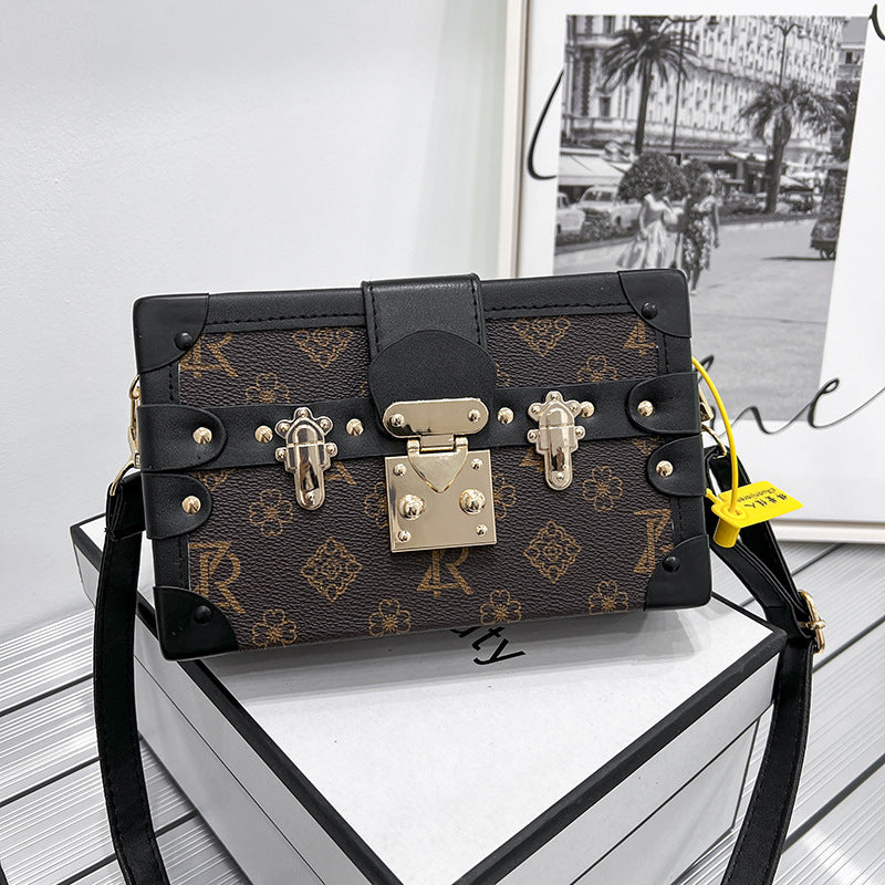 Fashion Box Trendy Retro Printed Mini Crossbody Bags