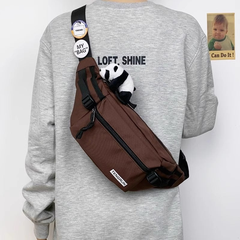 Male Female Trendy Sporty Simplicity Fashion Men's Waist Packs