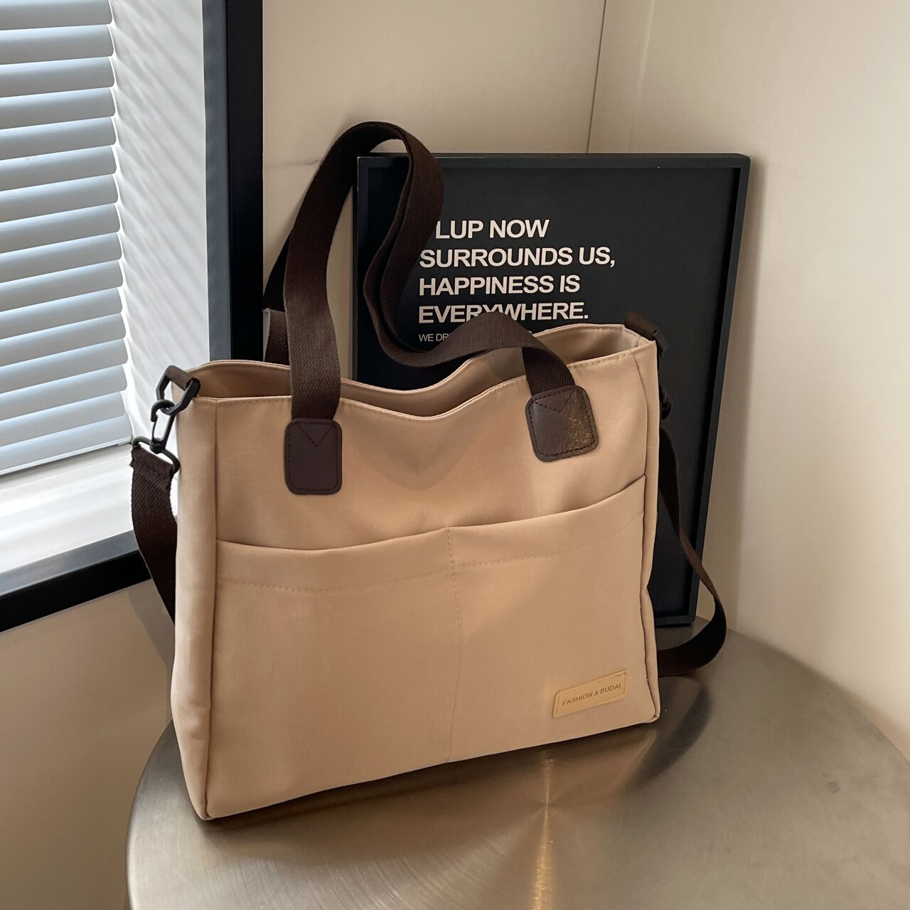 Women's Canvas Simple Portable Class Commuter Shoulder Bags