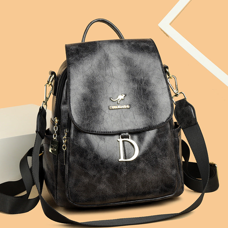 Women's Lightweight Large Capacity Fashion Trend Retro Backpacks