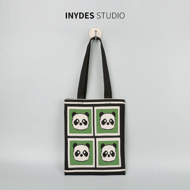 Panda Grandpa Super Large Shopping Big Handbags