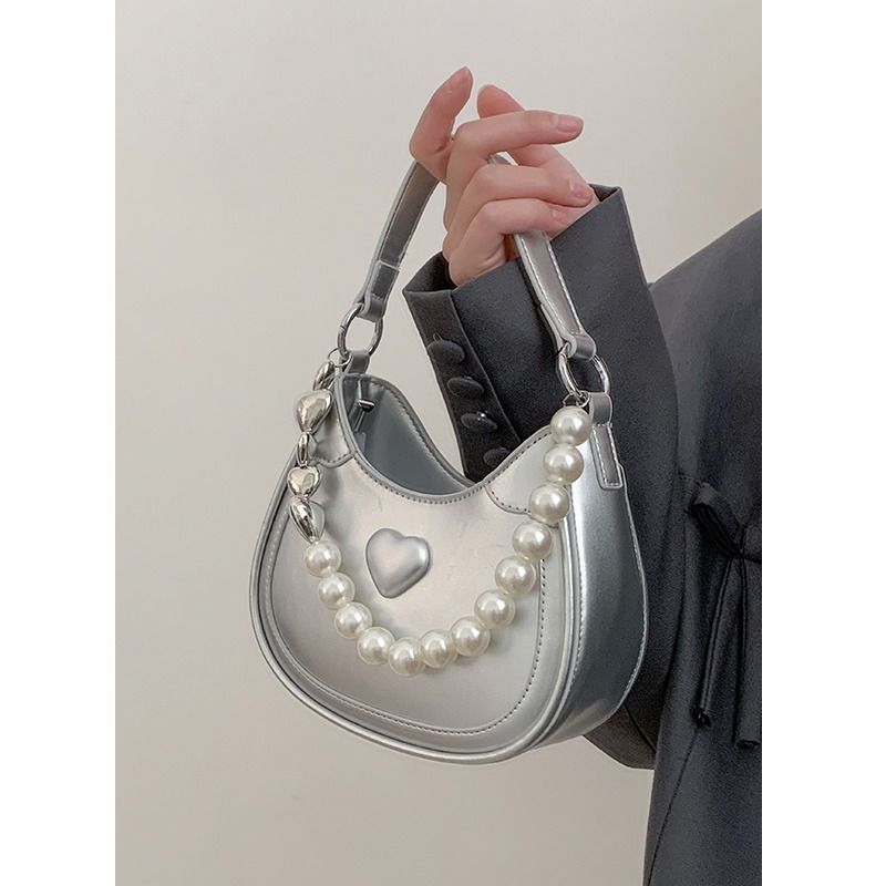 Women's Pearl Trendy Niche Underarm Design Western Bags