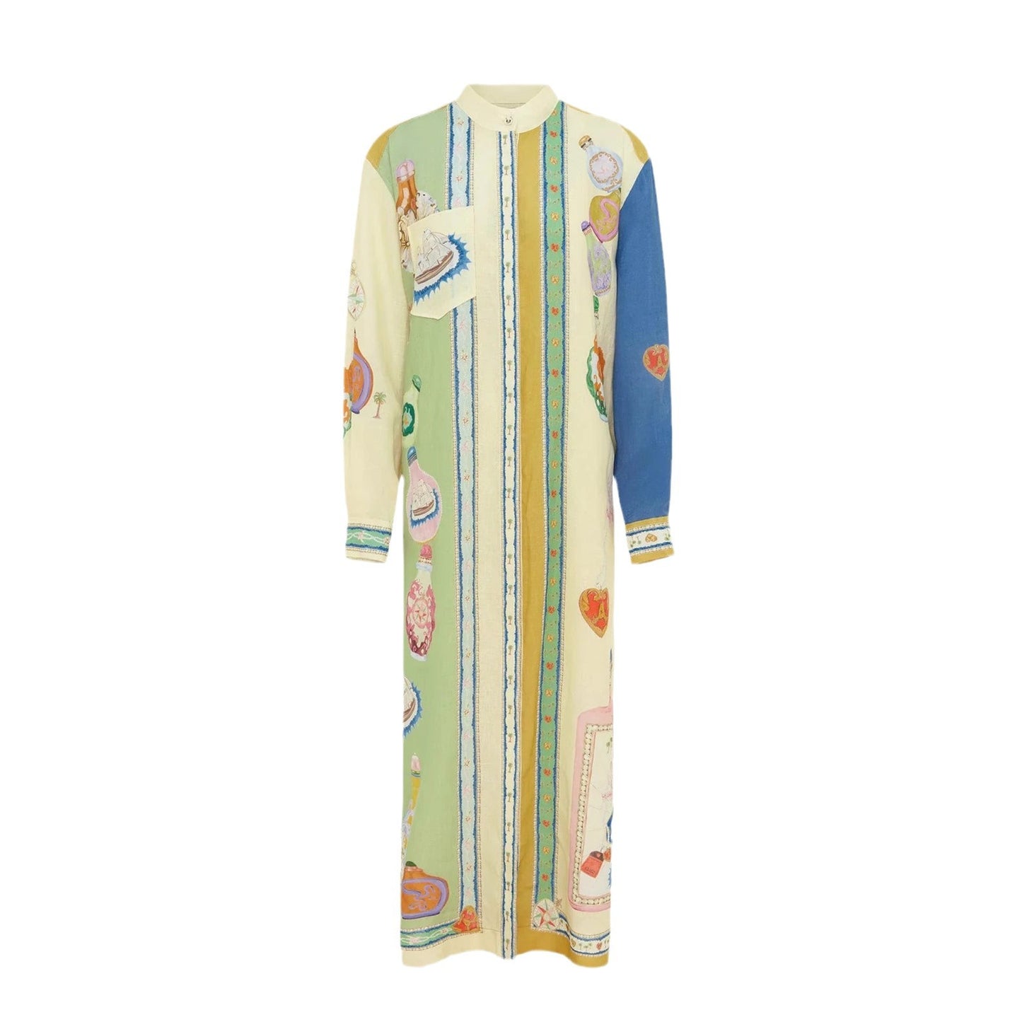 Unique Casual Fashion Printed Long Dress Dresses