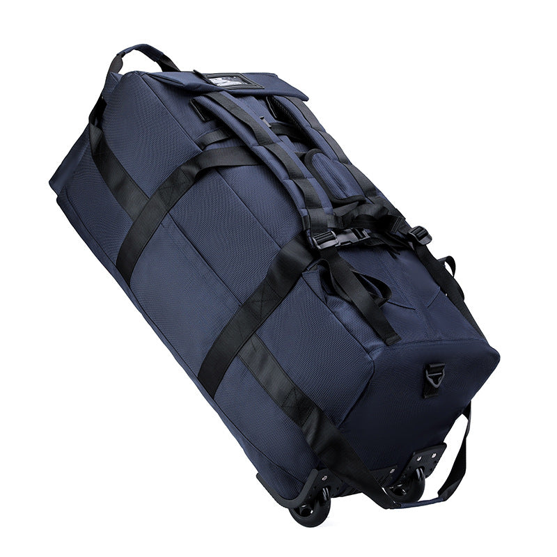 Capacity Portable With Wheels Folding Camping Travel Bags