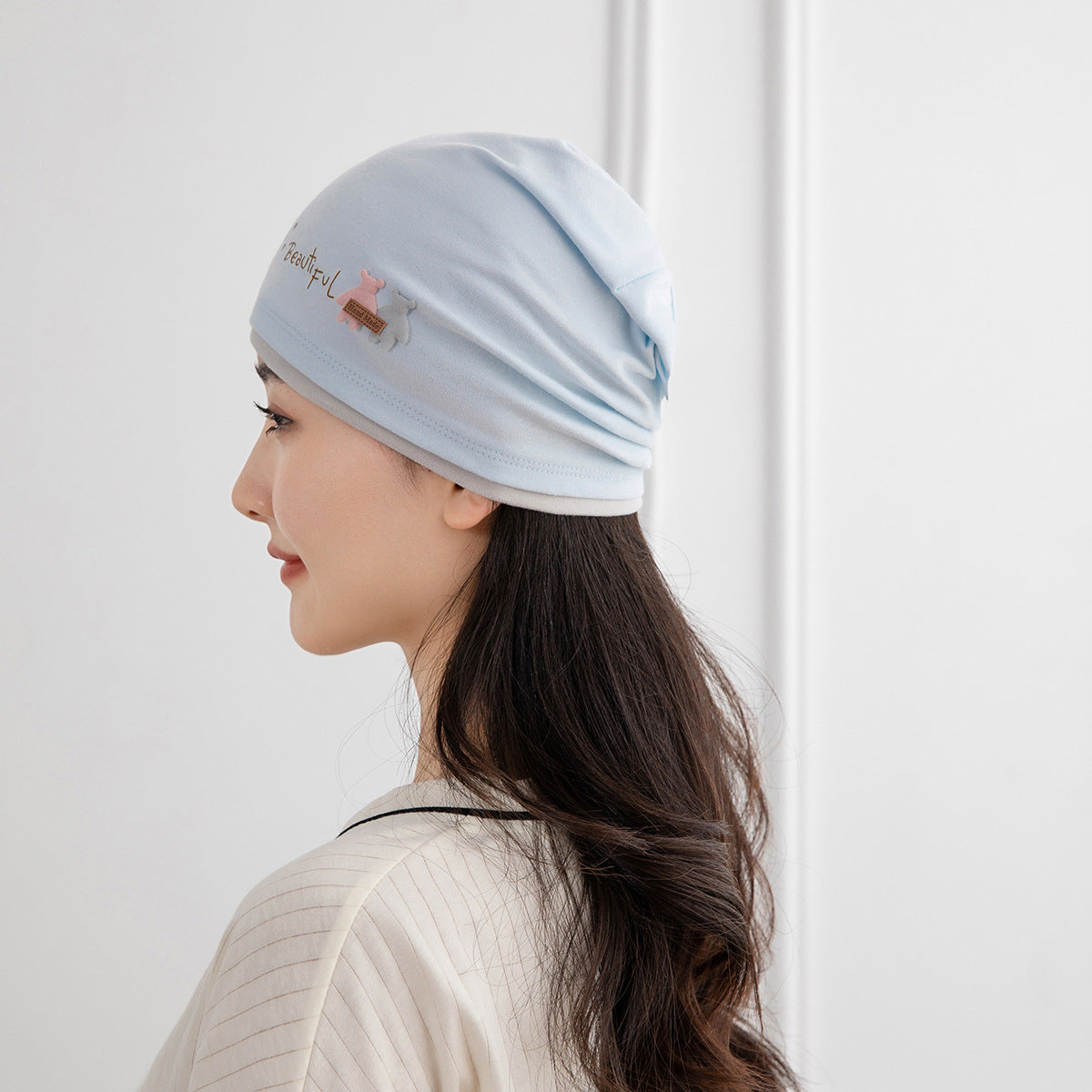 Confinement Cap Printed Hat Headscarf Cotton Bags