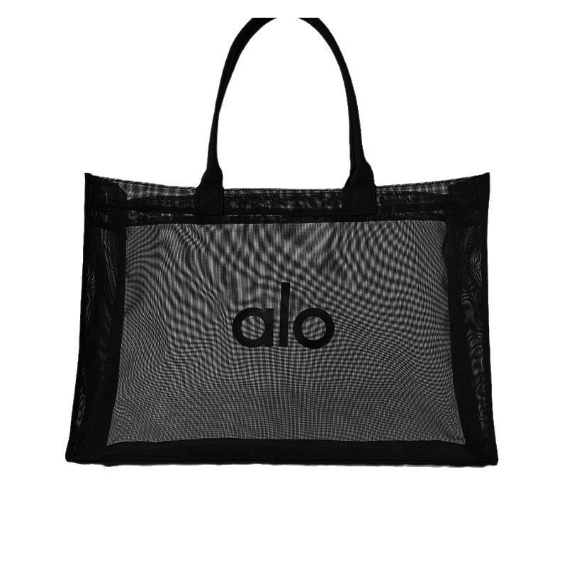 Mesh Yoga Fitness Beach Transparent Buggy Tote Bags