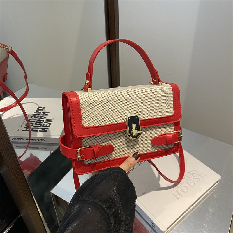 Popular Summer Trend Contrast Color Western Shoulder Bags