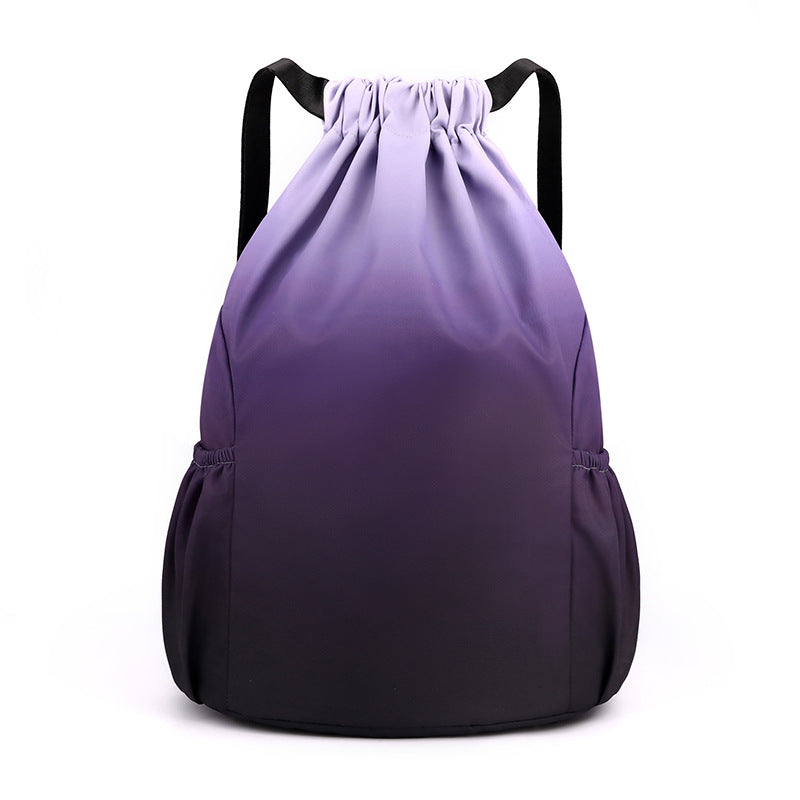 Women's & Men's & Waterproof Drawstring Simple Folding Nylon Bags