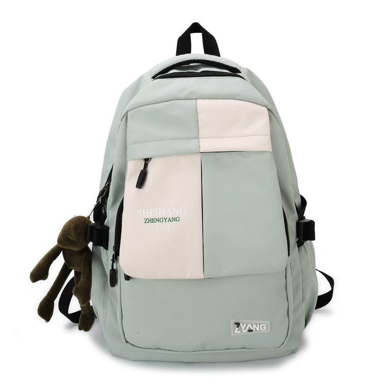 Women's & Men's & Couple Korean Style Contrast Color Backpacks