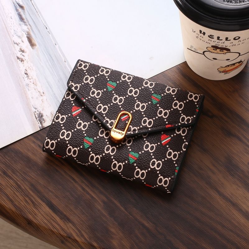 Women's Retro Love Heart Simplicity Off Short Ladies Wallets