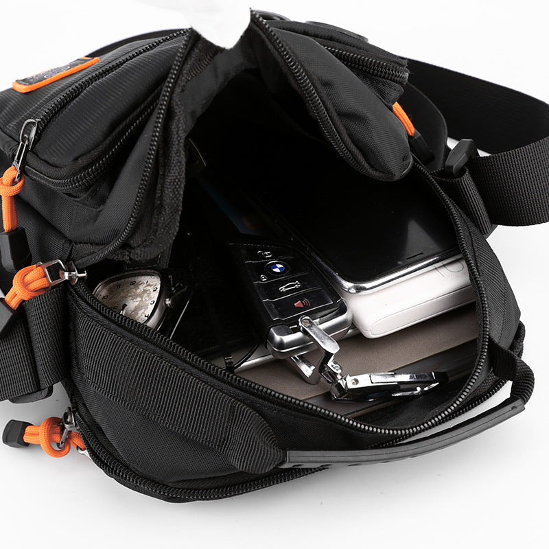 Men's Lightweight Nylon Cloth Simple Stylish Men's Messenger Bags