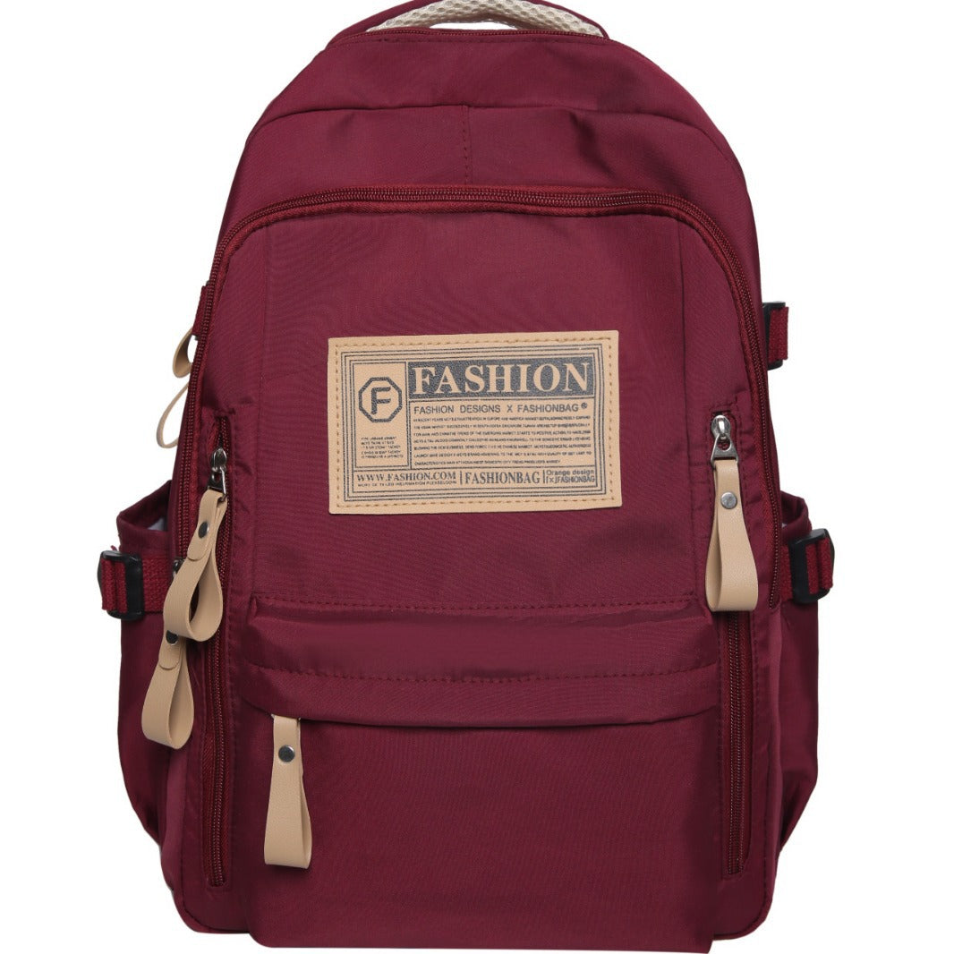 Women's Mori Style Large Capacity Solid Color Backpacks