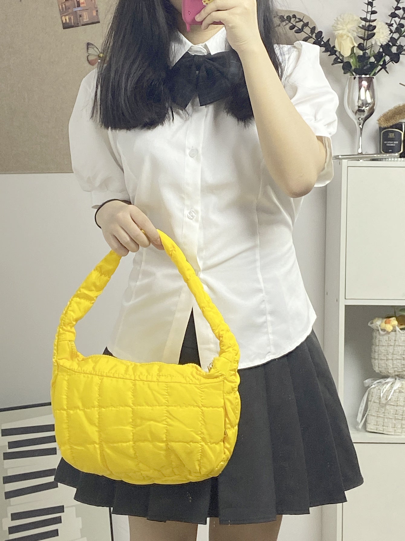 Women's Korean Pleated Cloud Versatile Large Capacity Crossbody Bags