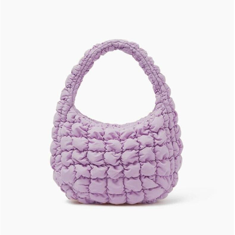 New Creative Cloud Puff Pleated Portable Shoulder Bags