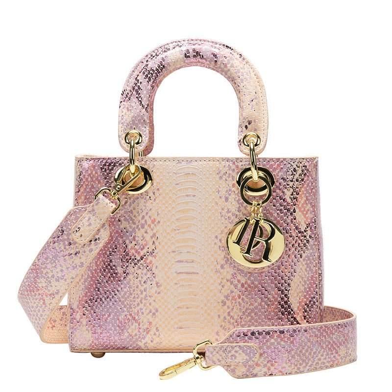 Graceful Serpentine Diana High-grade Fashion Pink Handbags