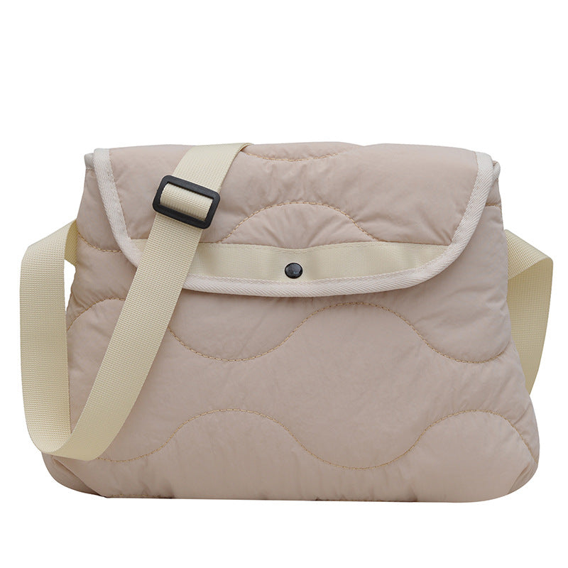 Women's Design Cotton Jacket Korean Nylon Fashionable Shoulder Bags