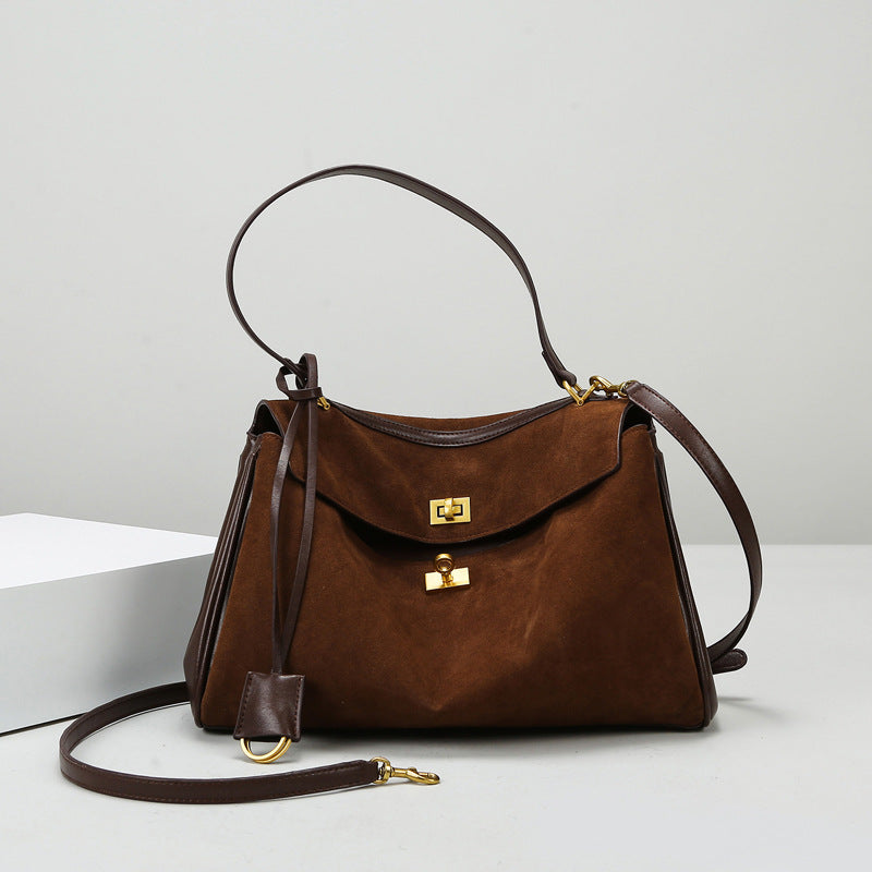 Women's Popular Large Capacity Commuter Textured Handbags