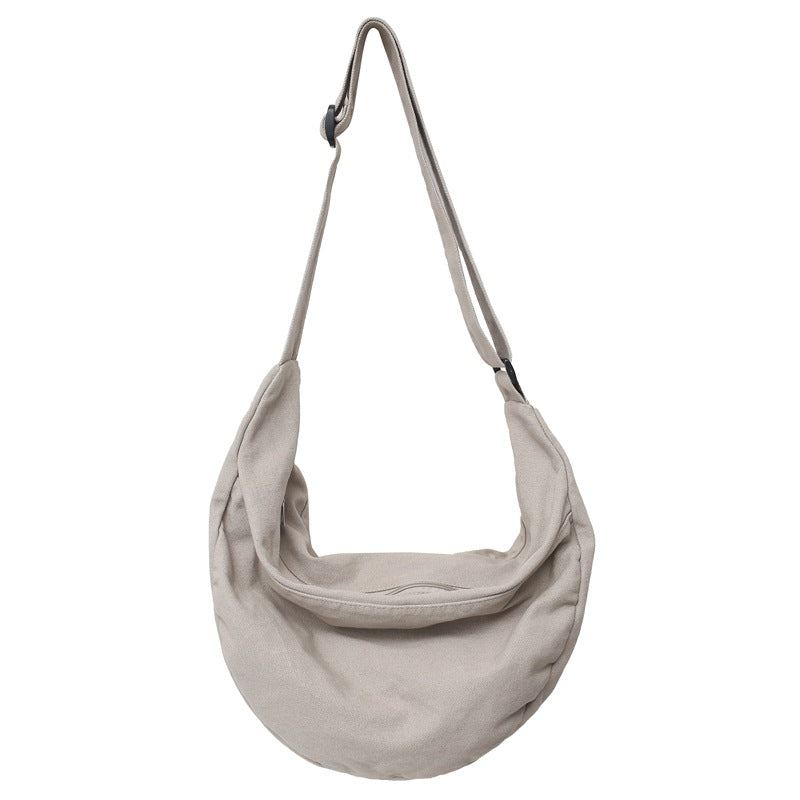 Women's & Men's & Solid Color Dumpling Camp Large Crossbody Bags