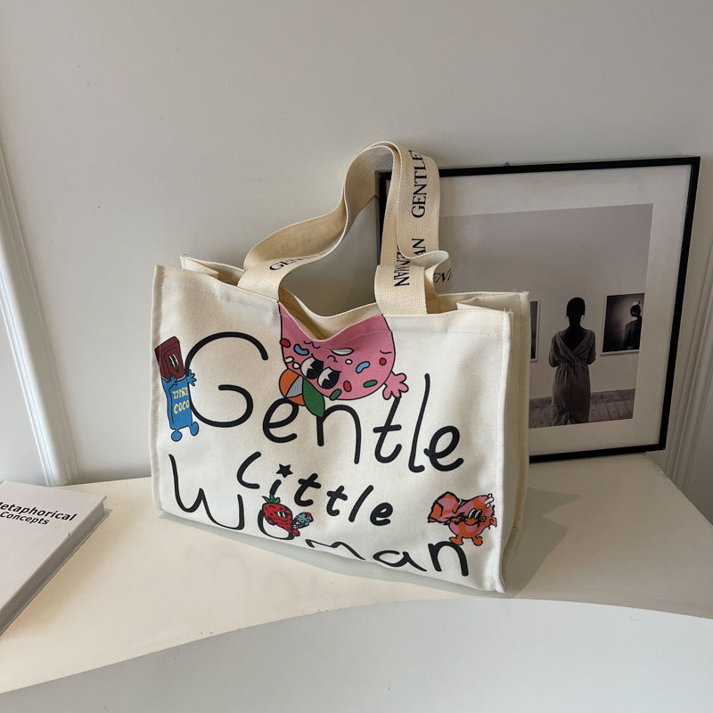 Women's Canvas Large Capacity Commuter Easy Matching Bags