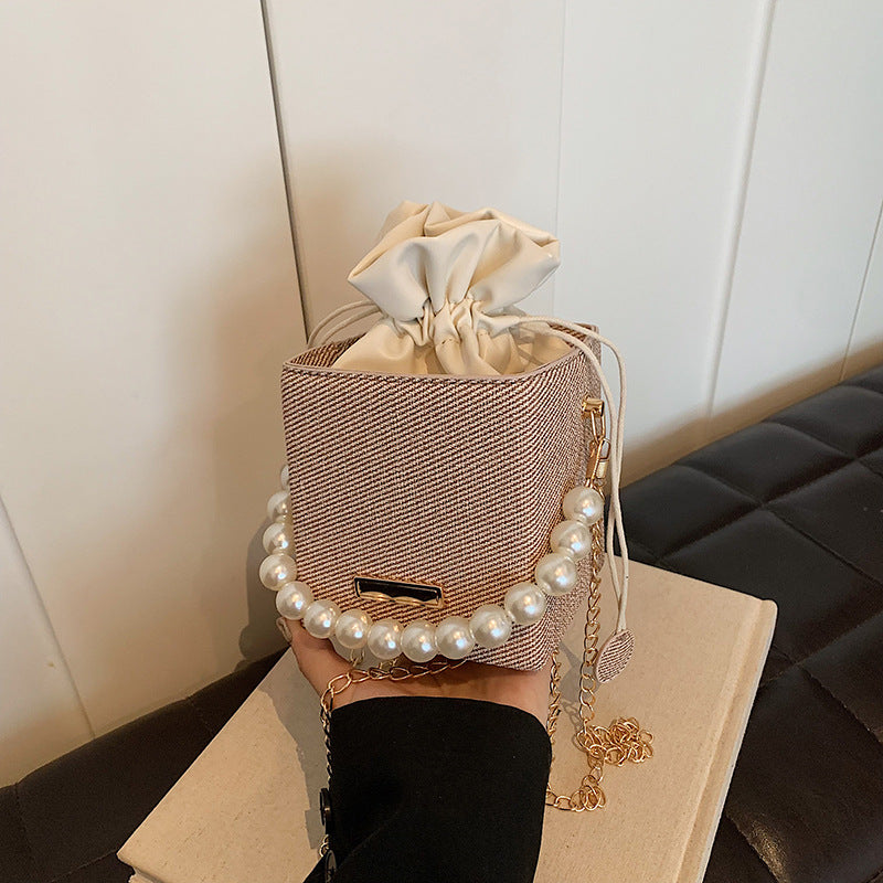Women's Cool Versatile Pearl Autumn Fashion Shoulder Bags
