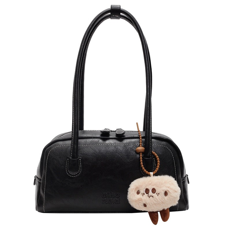 Women's Korean Trendy Portable Bowling Fashionable Pillow Shoulder Bags