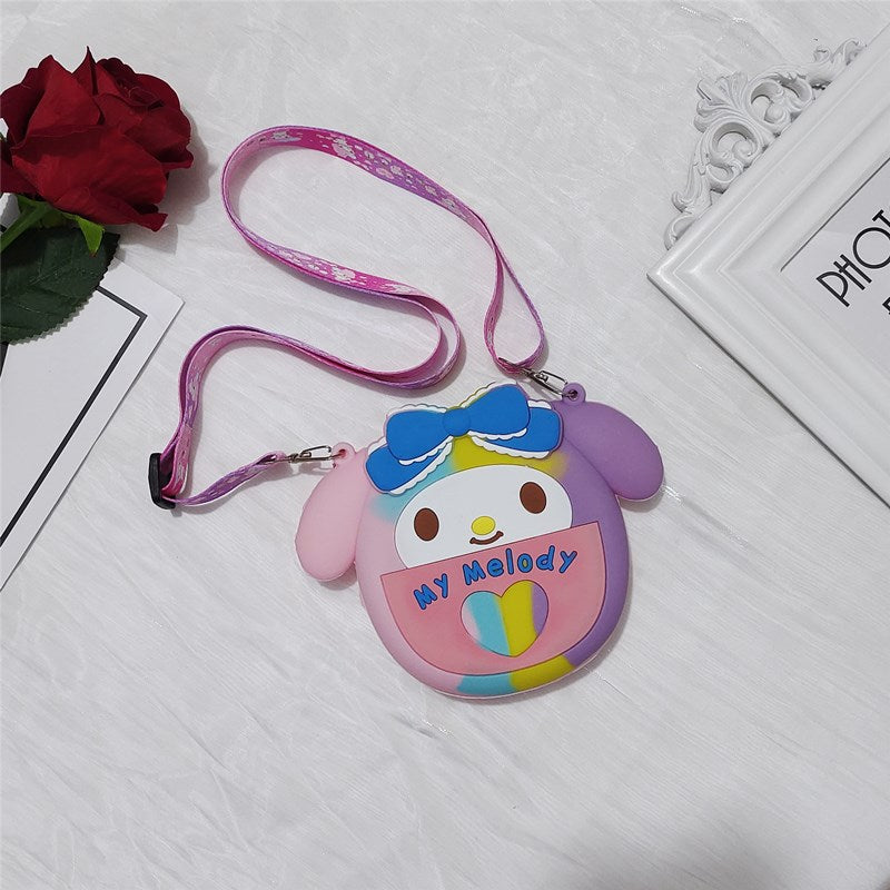 Children's Melody Round Cartoon Cute Silicone Children's Coin Purse