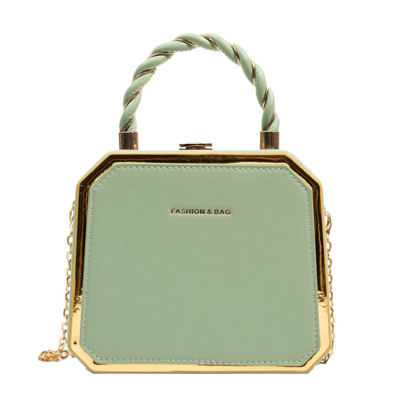 Women's Western Style Leisure Simple Box Exquisite Bags