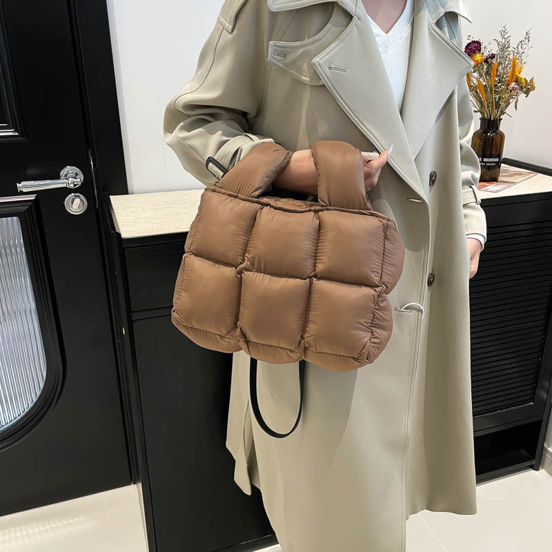 Soft Down Woman Cotton Dress Fashion Crossbody Bags