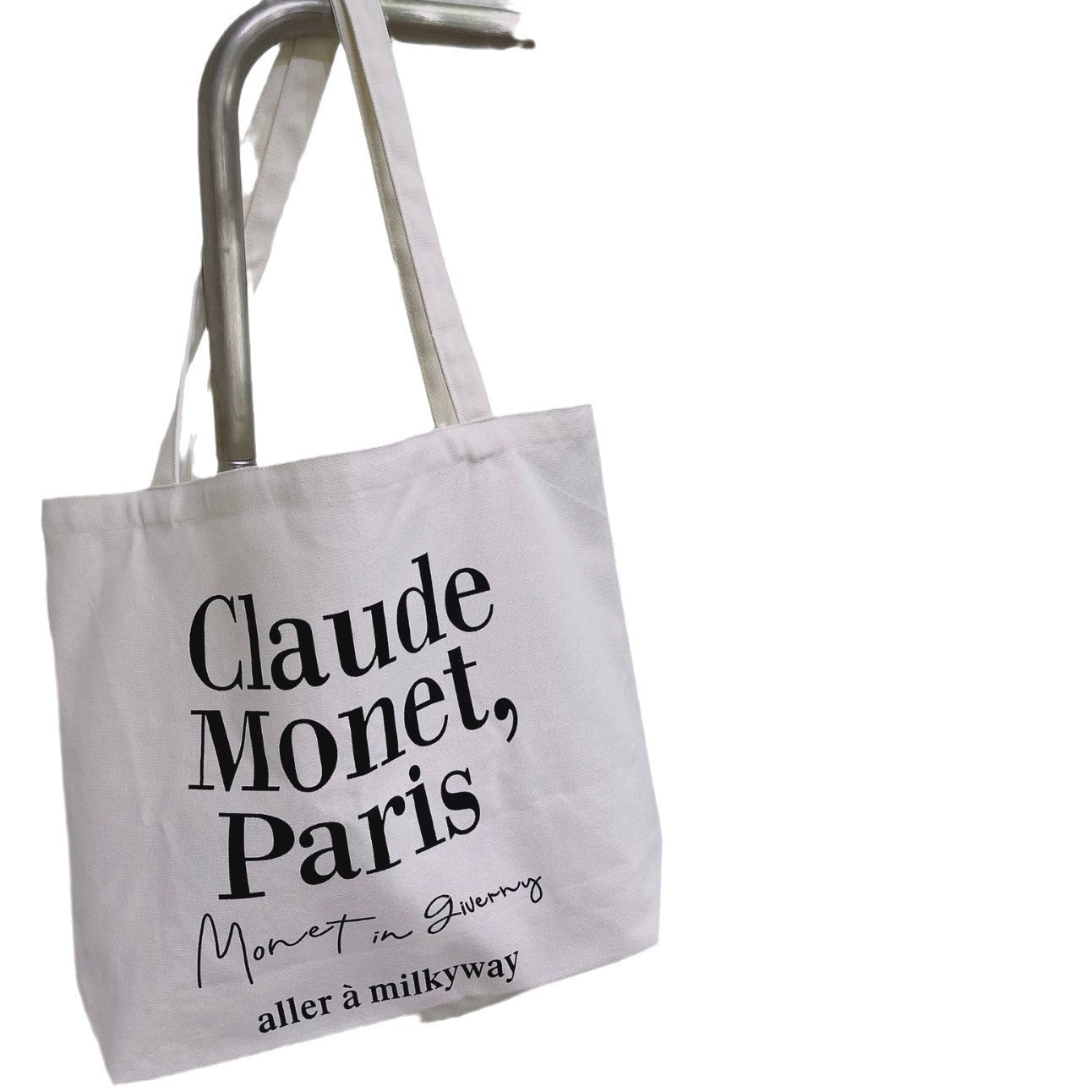 Simple Letter French Canvas Korean Style Shoulder Bags