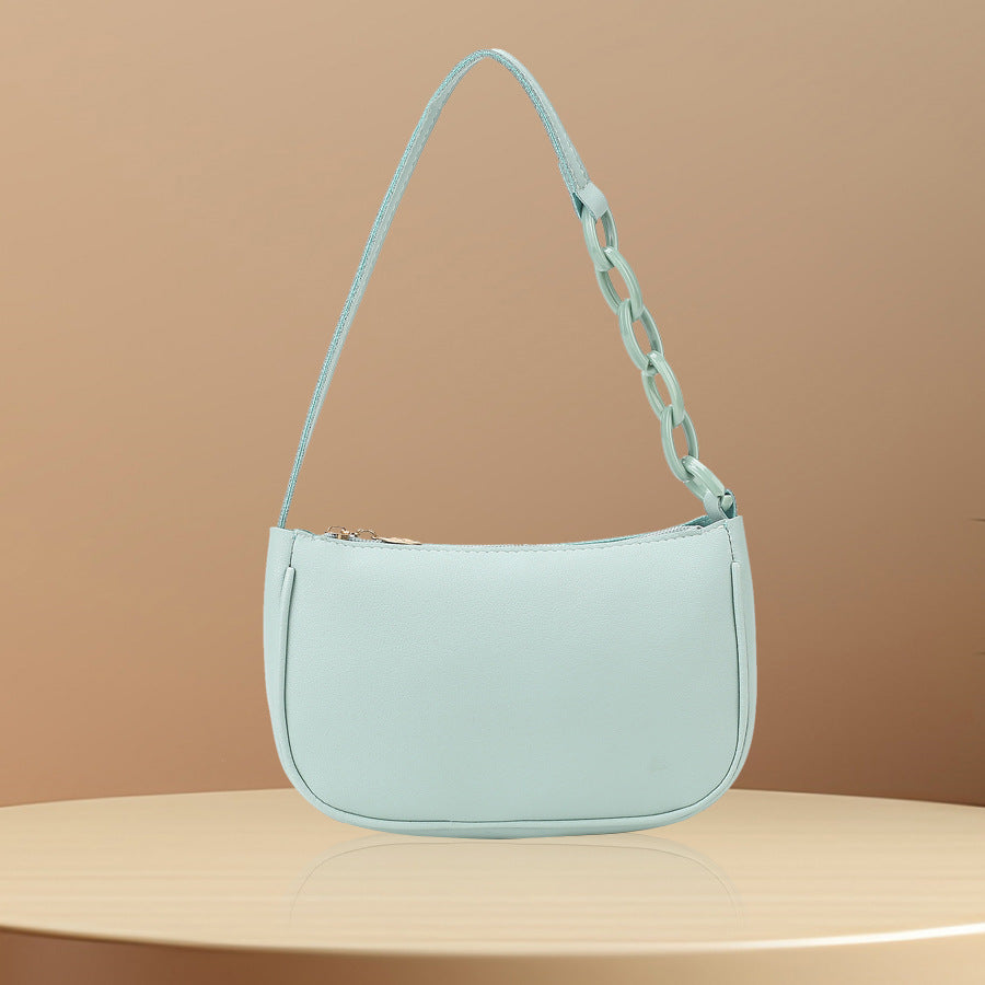 Classy Leather Slanted Korean Style Underarm Armpit Bags