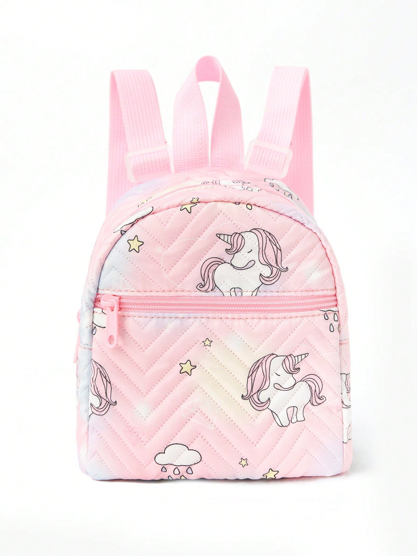 Women's Rainbow Quilted Mini Fashion High-grade Backpacks