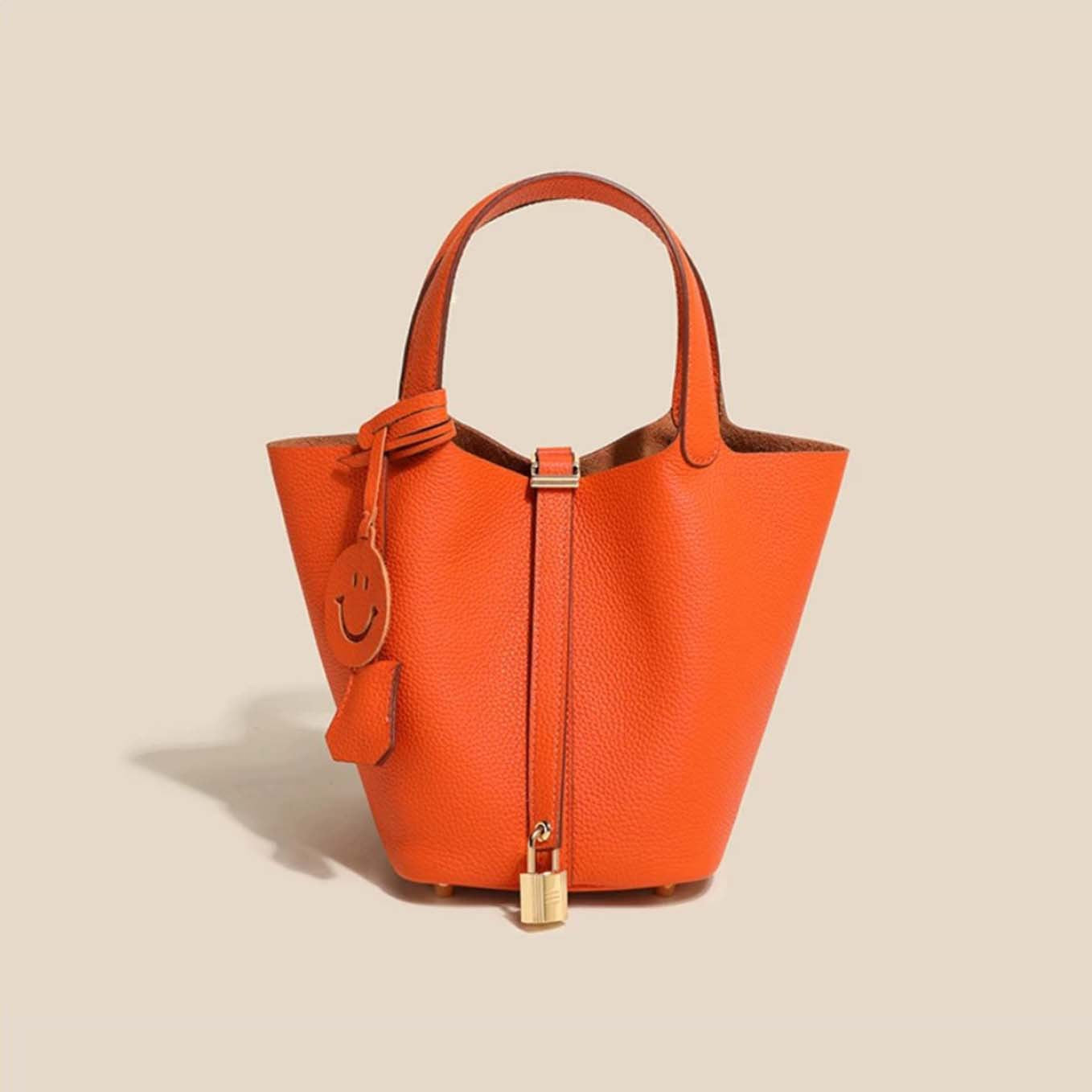 Cowhide Vegetable Basket Light Luxury High-grade Crossbody Bags