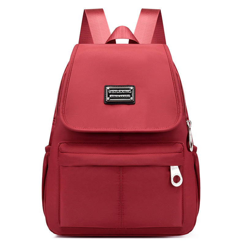 Women's Simple Stylish Lightweight Waterproof Large Capacity Backpacks
