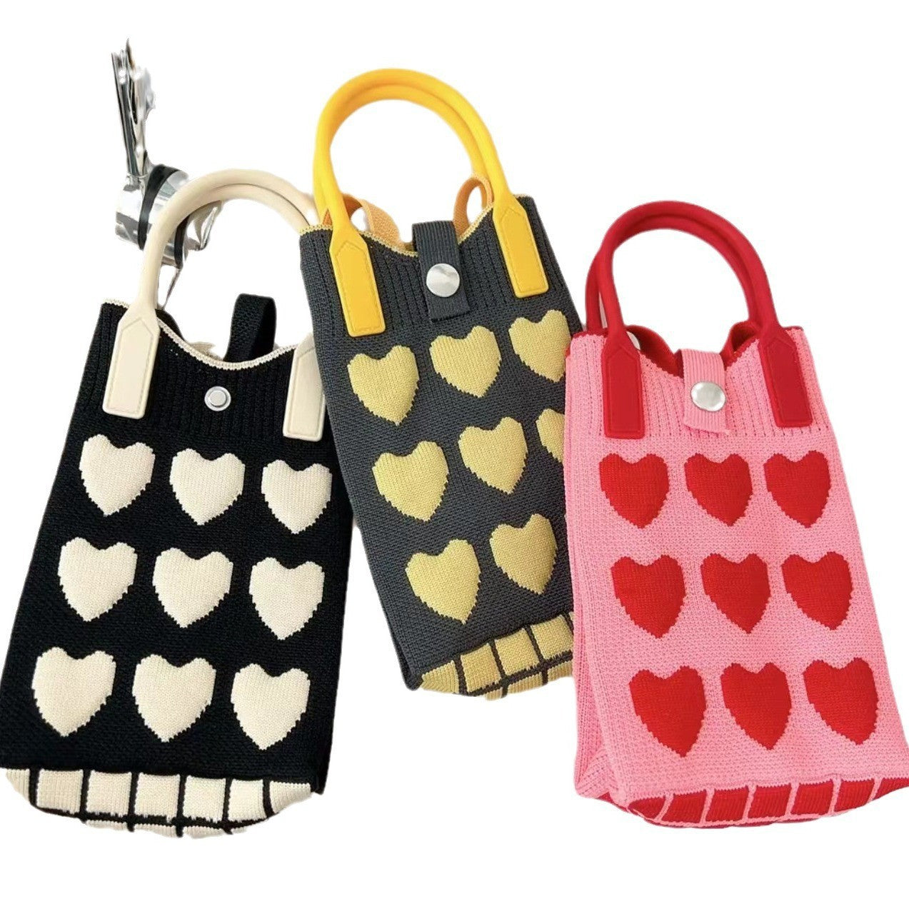 Women's Cat Mini Cute Lightweight Four Knitted Shoulder Bags