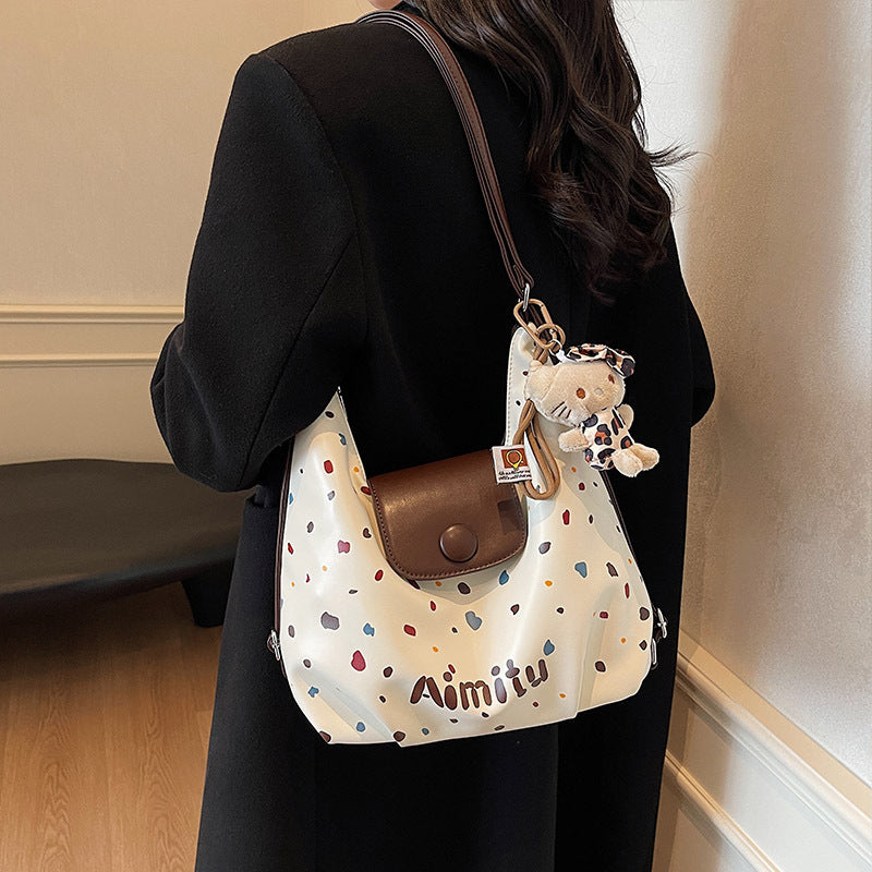 Women's Amy Rabbit Large Capacity Simple Fashionable Shoulder Bags