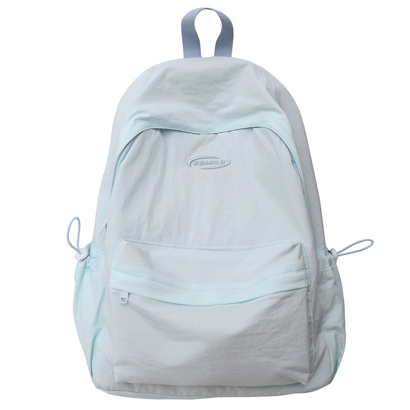 Simple Solid Color For College Female Backpacks