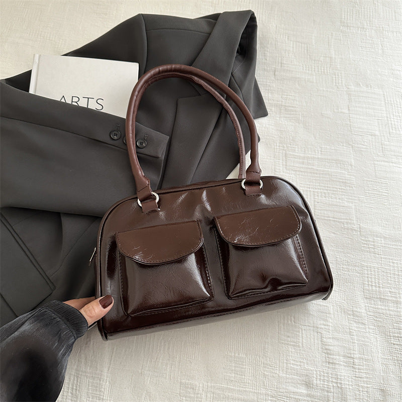 Women's Niche Underarm Fashion Retro Versatile Large Armpit Bags