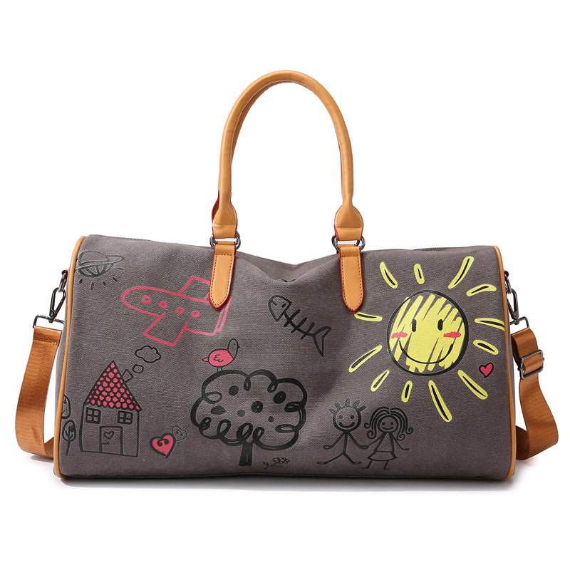 Iti Trendy Canvas Trip Large Capacity Travel Bags