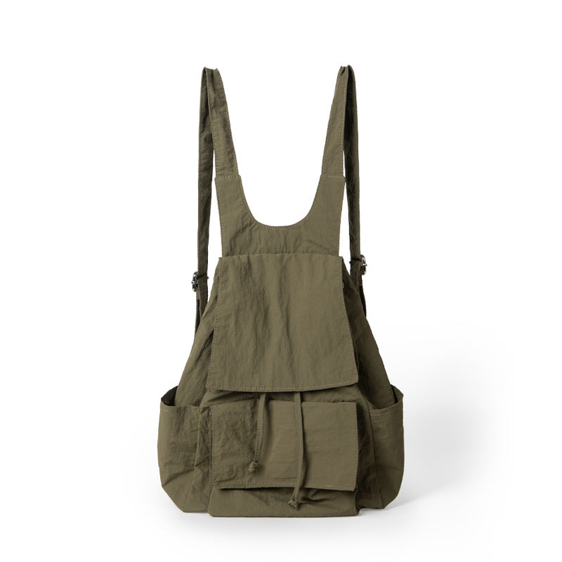 Women's Nylon Fabric Pleated Large Capacity Idle Bags