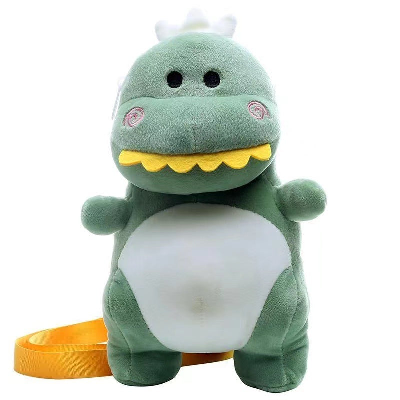 Plush Female Cartoon Cute Pouch Dinosaur Crossbody Bags