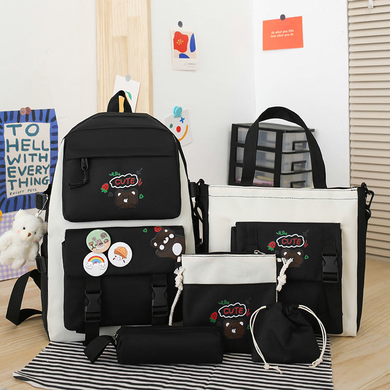 Lightweight Primary Cute Fashion Large Capacity Middle School Students' Schoolbags