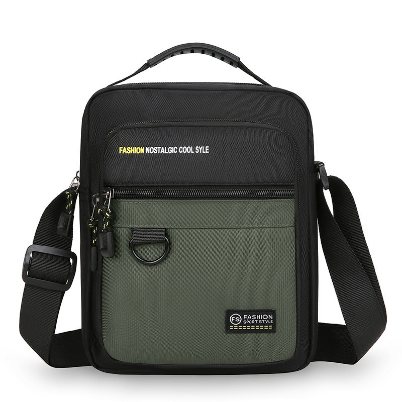 Men's Large Capacity Oxford Cloth Waterproof Fashionable Men's Shoulder Bags