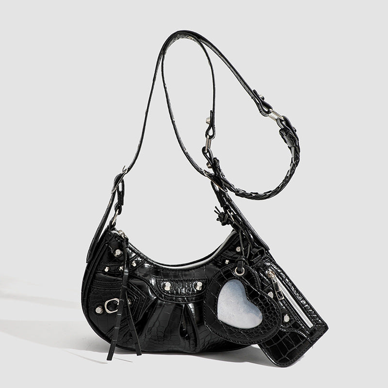 Design Rivet Hot Style Underarm Three-in-one Shoulder Bags