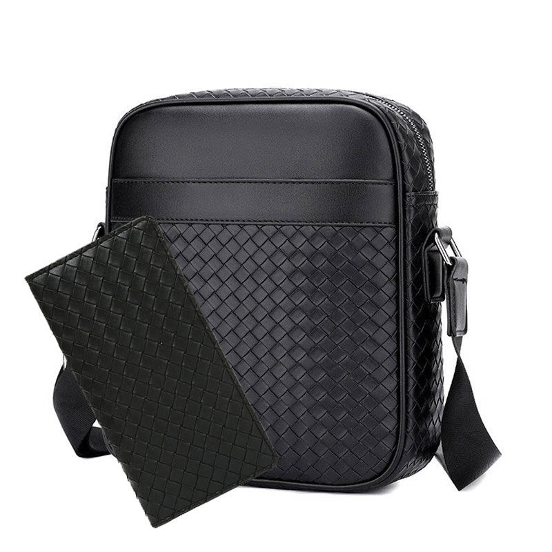 Men's Graceful Creative Plaid Fashion Leisure Men's Messenger Bags